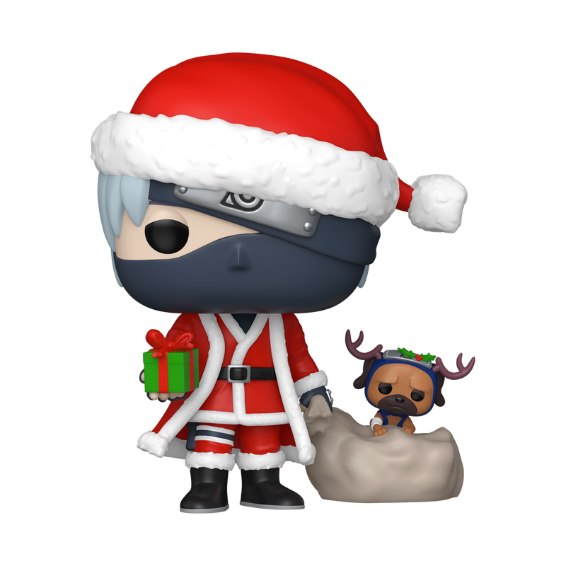 📦訂購 美國代購 Funko POP! NARUTO Plus Kakashi Hatake with Pakkun (Holiday Outfit) Figure 火影忍者 卡卡西 模型