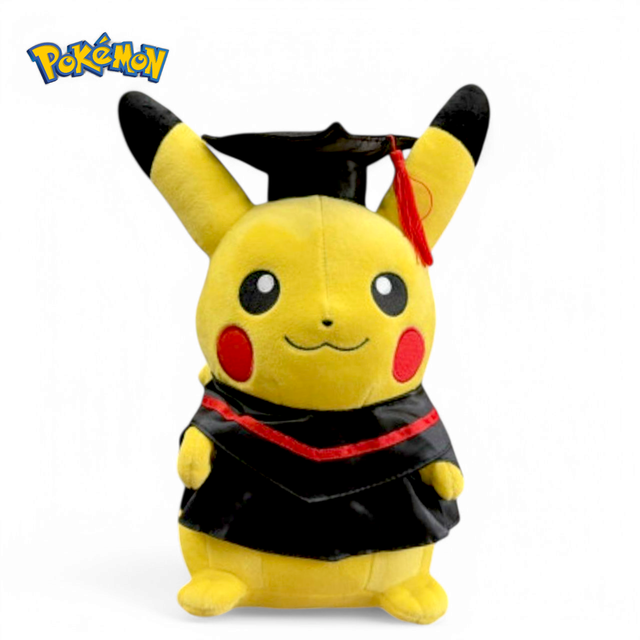 日本正版 Pokemon 寵物小精靈 比卡超畢業公仔 約10吋 †另有其他畢業公仔 畢業袍公仔 | vBuy香港兒童Cosplay服裝•畢業公 ...