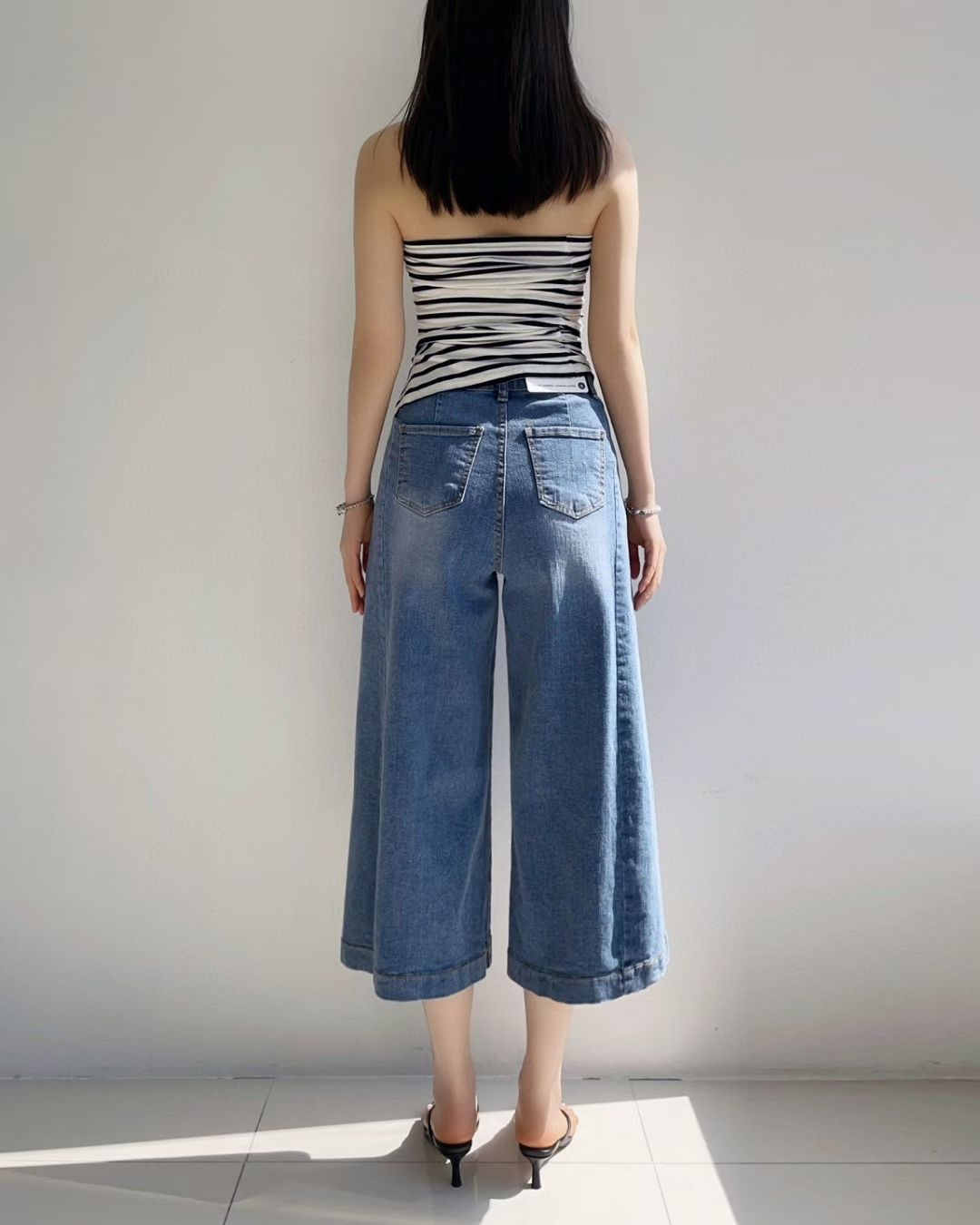 🇰🇷HL3055 拼接牛仔褲🇰🇷