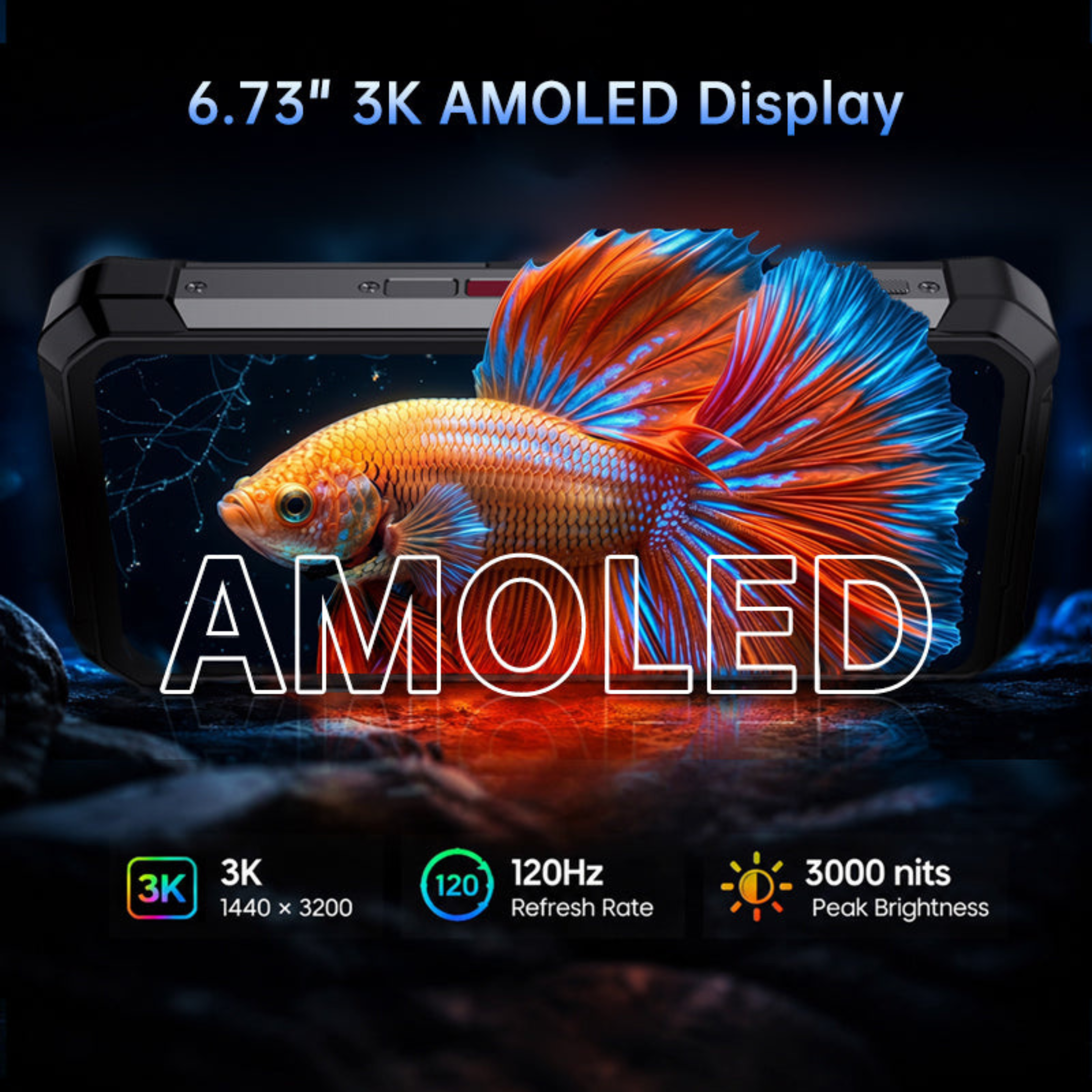 8849 Tank 5 Pro | 5G | 三防手機 | 95°超廣角熱成像 | 2K 投影儀 | 17600mAh | eSIM