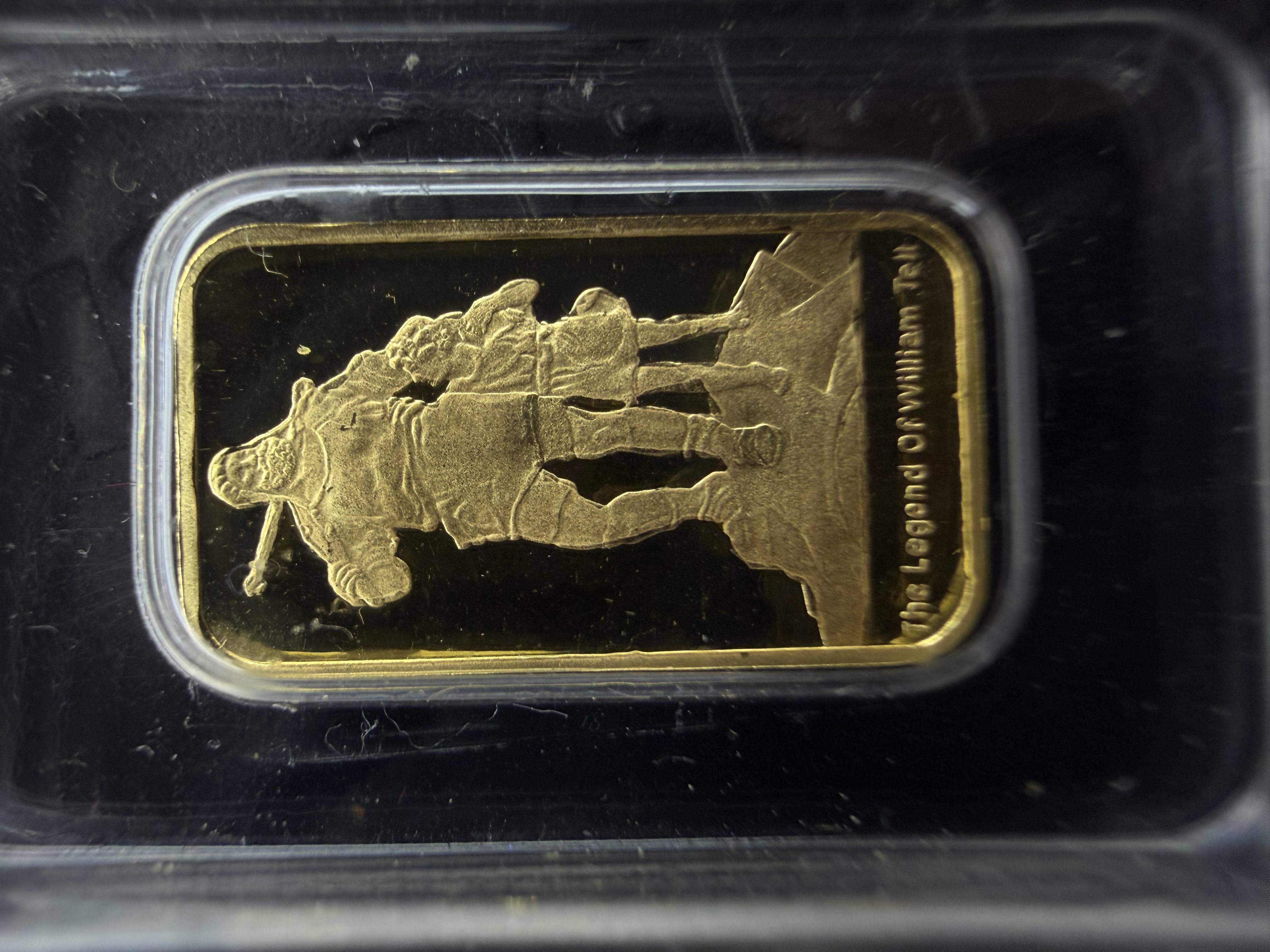 (SN490) CREDIT SUISSE William Tell & Son 1g 🇨🇭Swiss Exclusive Gold bar Emas 999.9 瑞士信贷 威廉·退尔父子1克