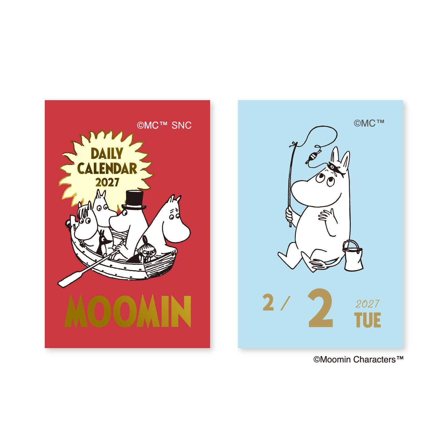 【2027日本限定】Moomin 姆明迷你撕頁日曆