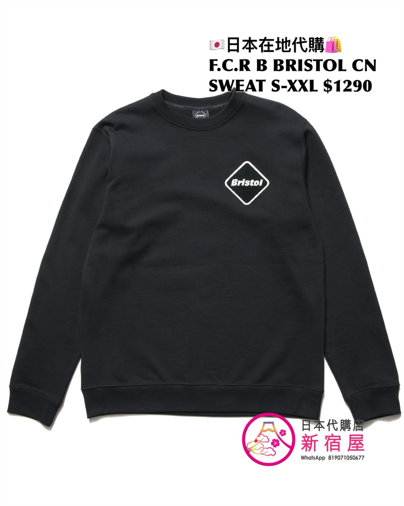 F.C.REAL BRISTOL BRISTOL LS BAGGY TEE/ CREWNECK SWEAT/ BAGGY SWEAT HOODIE