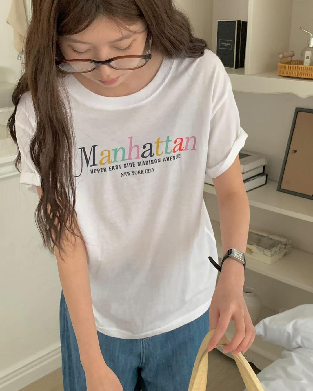 彩虹字 Manhattan Tee 