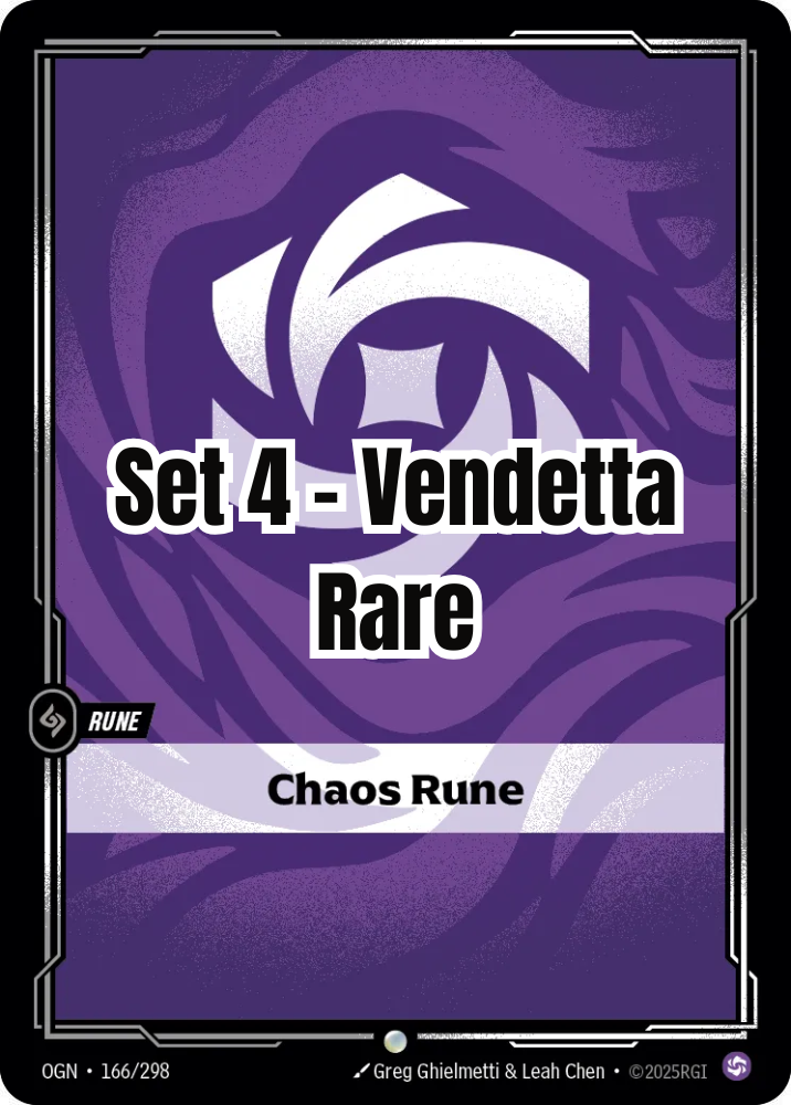Vendetta - Rare - Chaos Rune (Set 4)