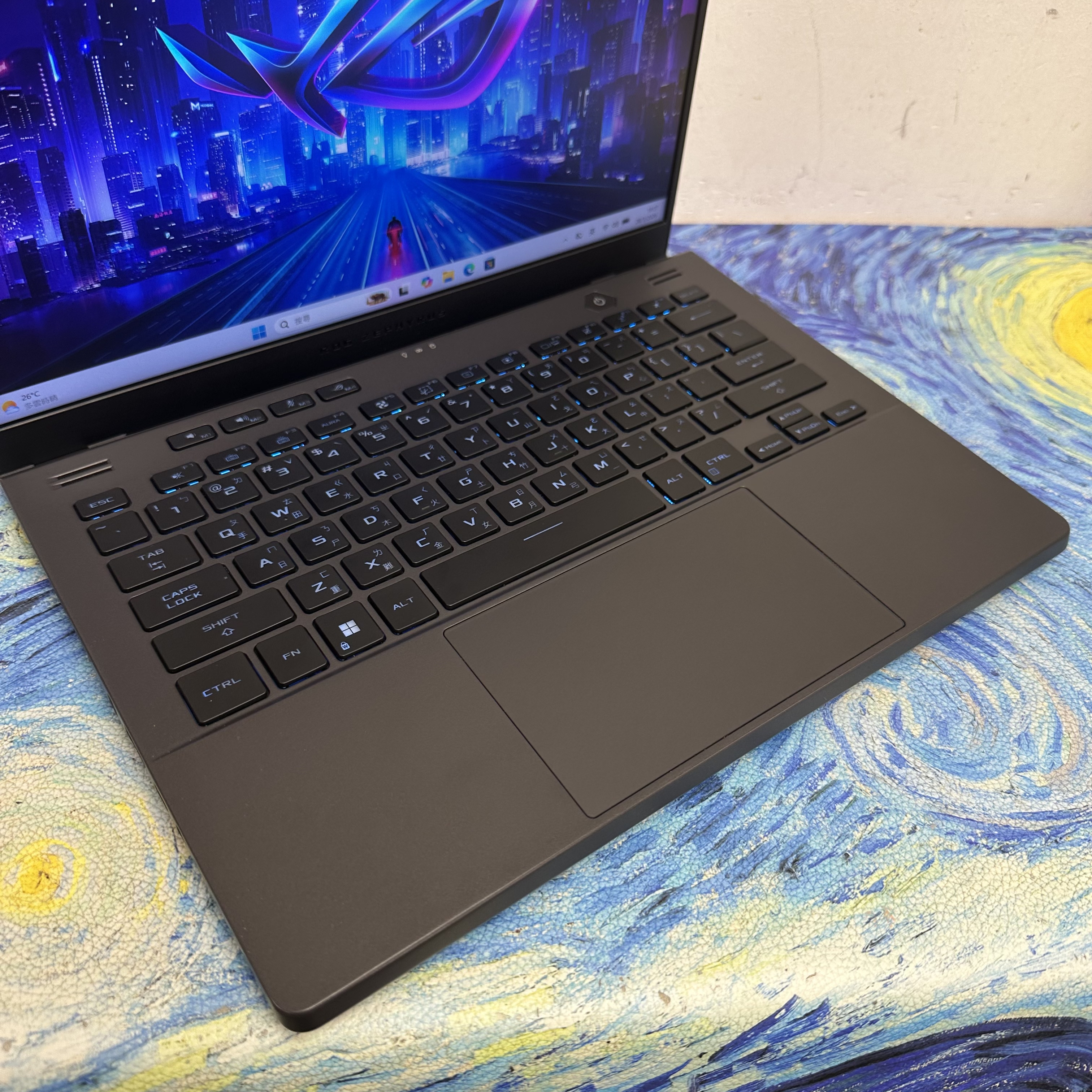 ASUS  ROG Zephyrus 14 AMD Ryzen 9 7940HS /32GB Ram/1TB SSD /14寸 AMOLED 2.5K Mon/原廠保養/165Hz/ RTX4060 獨立顯示卡/ Gaming Laptop / Notebook / PC / Netflix / Movie