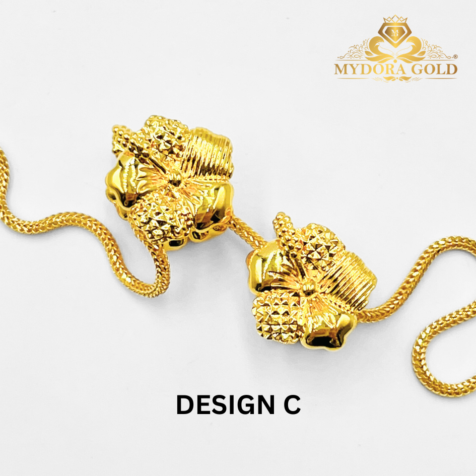 MYDORA Bead Bunga Raya Patrio (5G) l EMAS 916/22K