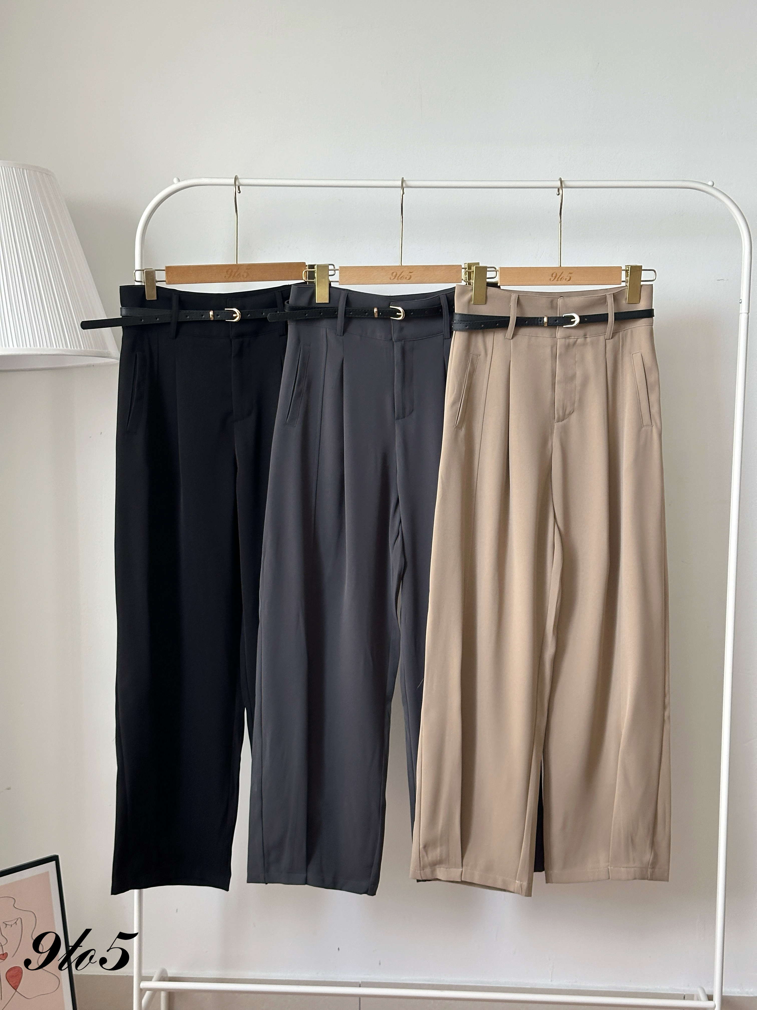 S1920 Long Straight Pants - 3 Colors 