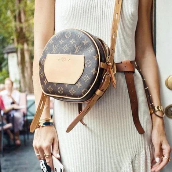 LV 🤍PRE OWNED Boite Chapeau Souple MM Size 晶片款🤎