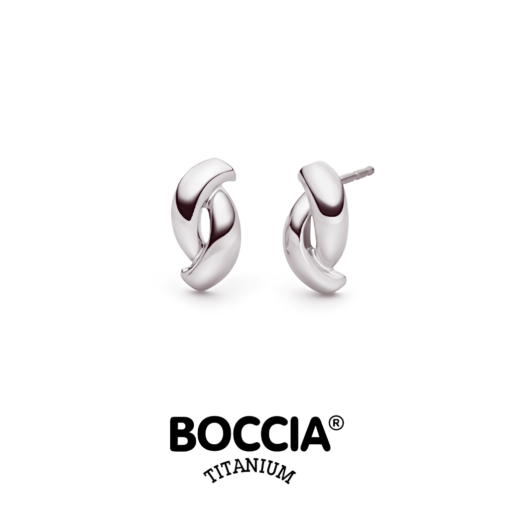Boccia Titanium 05103-01 鈦金屬耳環 