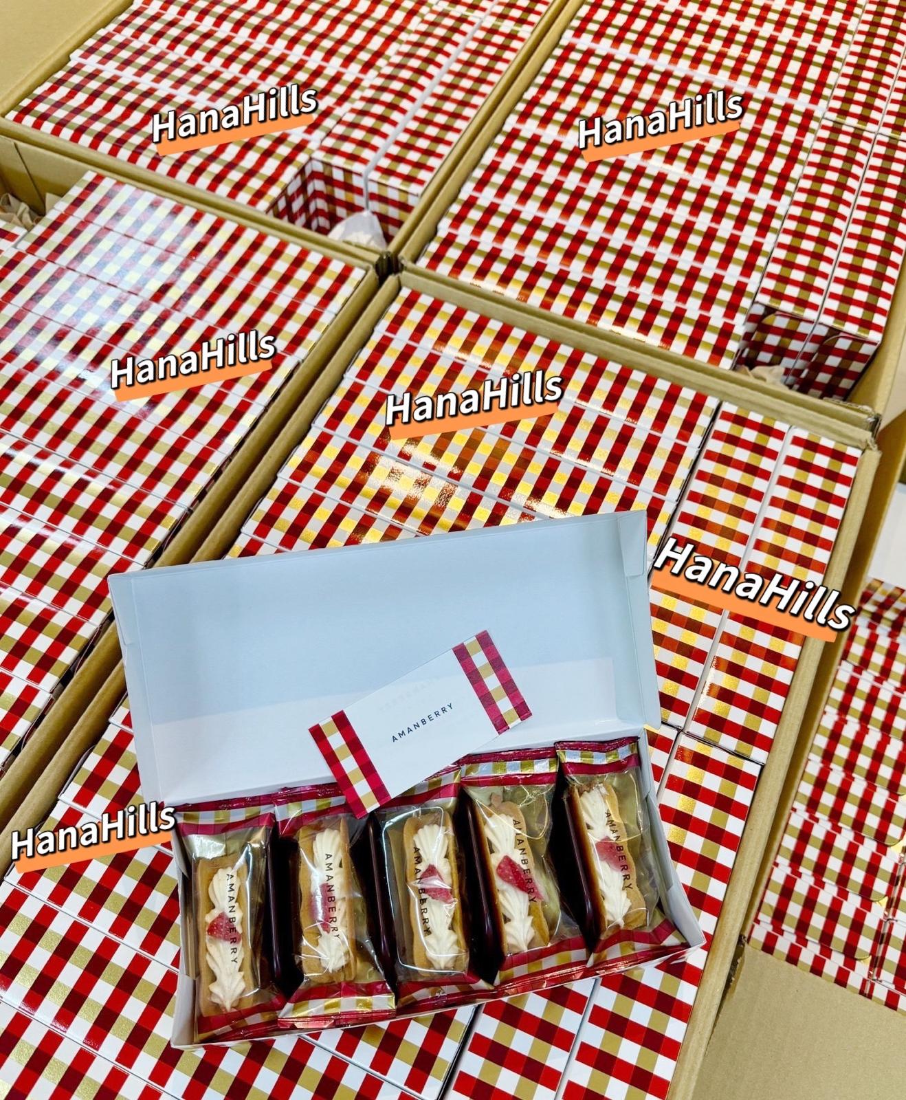 日本🇯🇵直送福岡限定 AMANBERRY 士多啤梨脆餅 5入。 💕💕下星期到貨