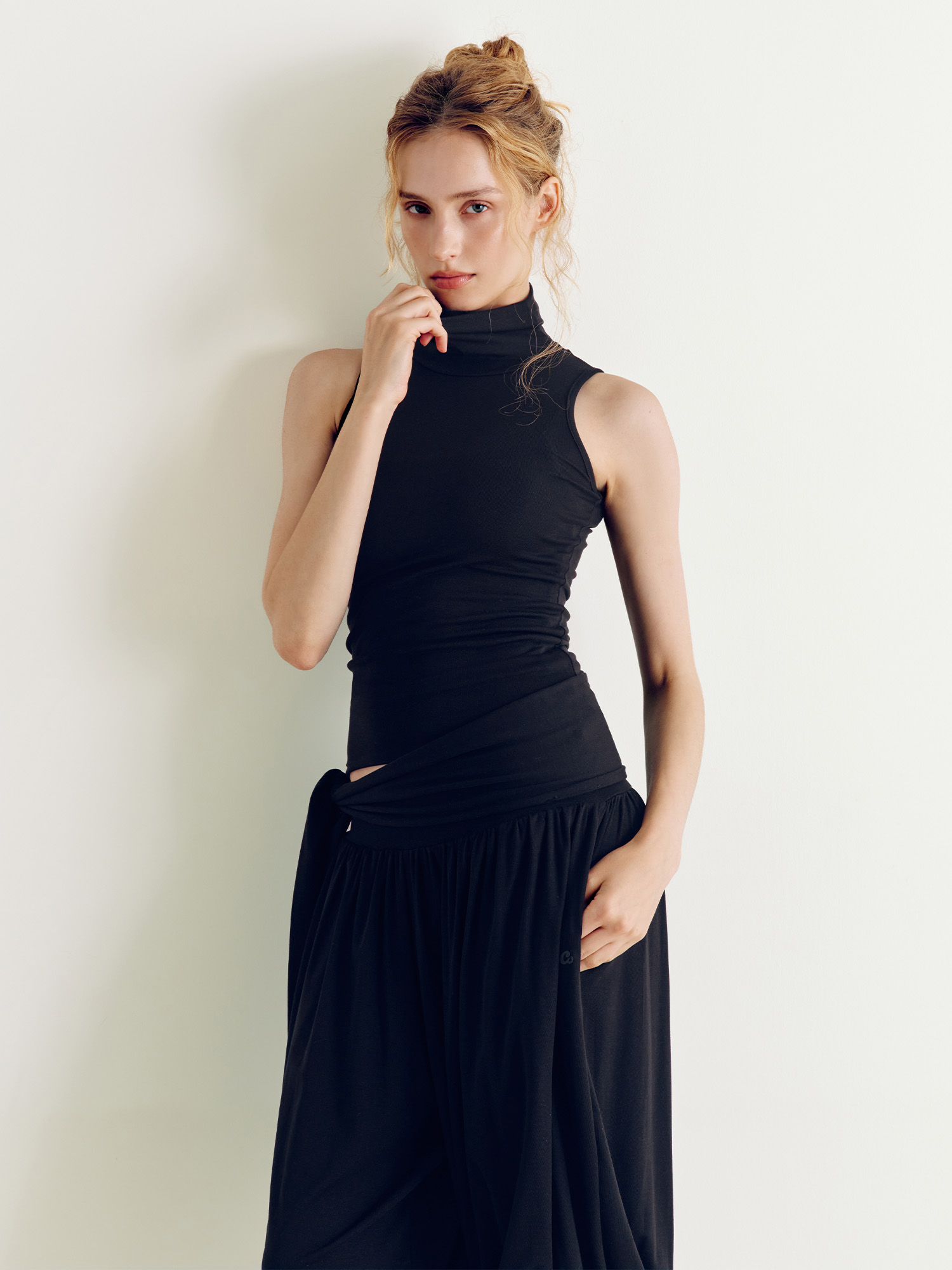 【燈籠七分褲】預購_Satva Tie Harem Pants by Conch