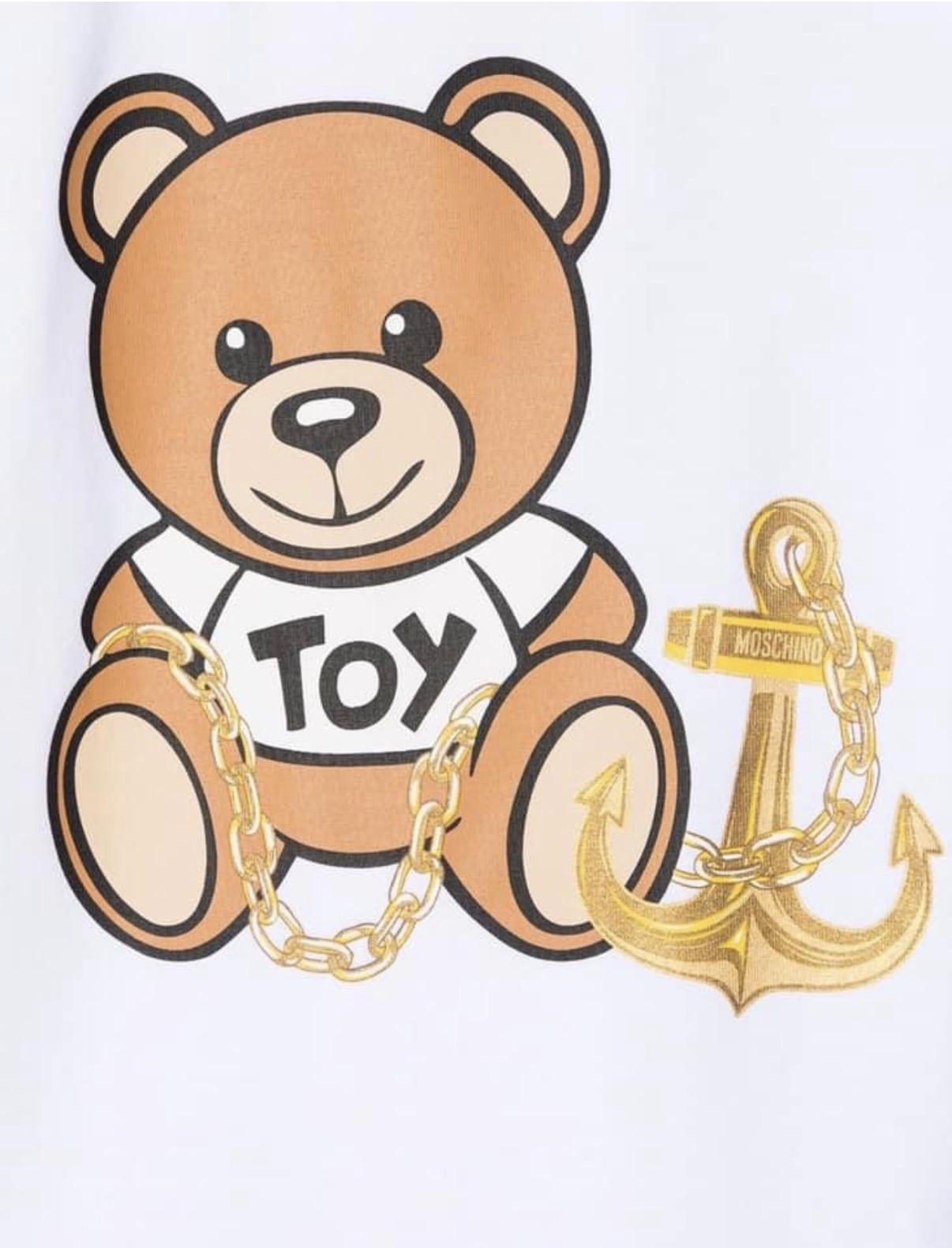 Moschino 熊仔船長白色Tee（童裝12碼）