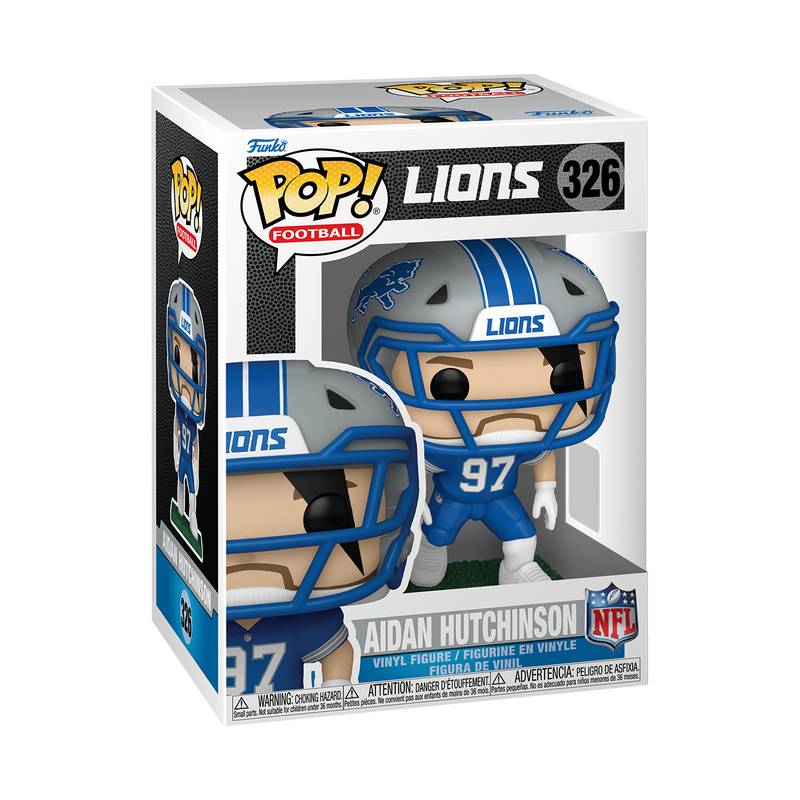 📦訂購 美國代購 Funko POP! NFL Aiden Hutchinson Figure 底特律獅子隊 模型