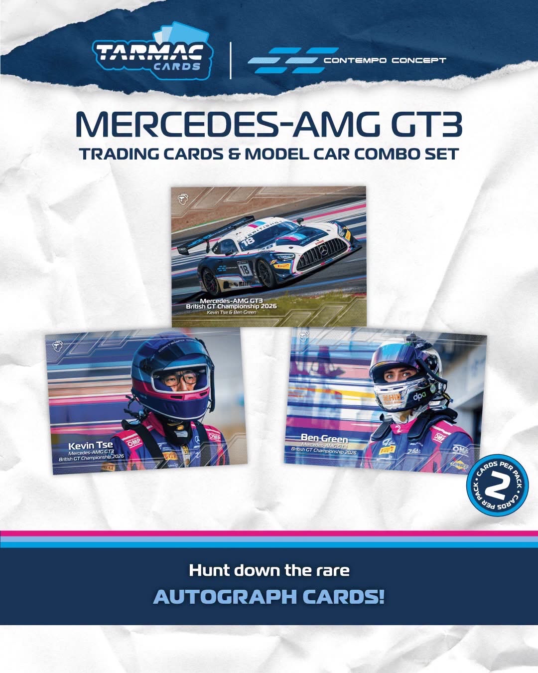 (預訂 Pre Order) Tarmac Works  ( T64-062-26BGT18 ) Mercedes-AMG GT3 British GT Championship 2026 Kevin Tse / Ben Green