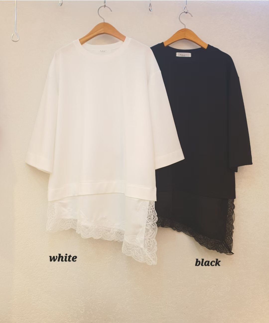 斜cut Lace 腳 Top