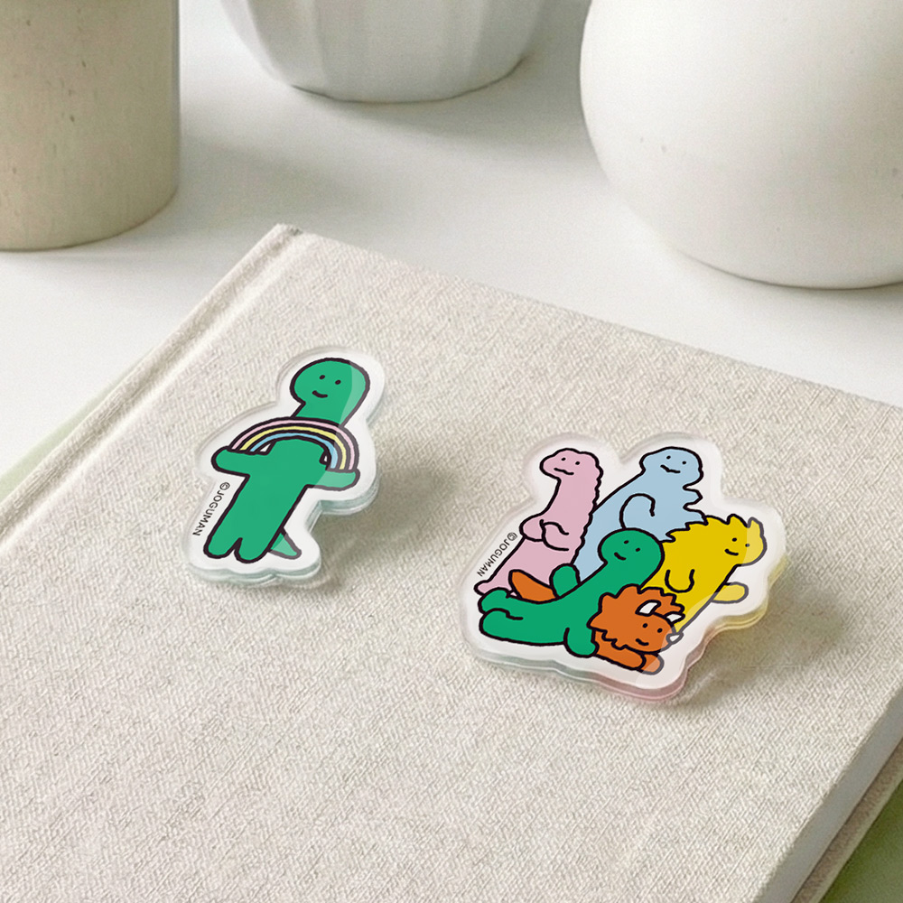 【台灣7-11 預購】JOGUMAN 壓克力磁鐵冰箱貼 (六款可選)