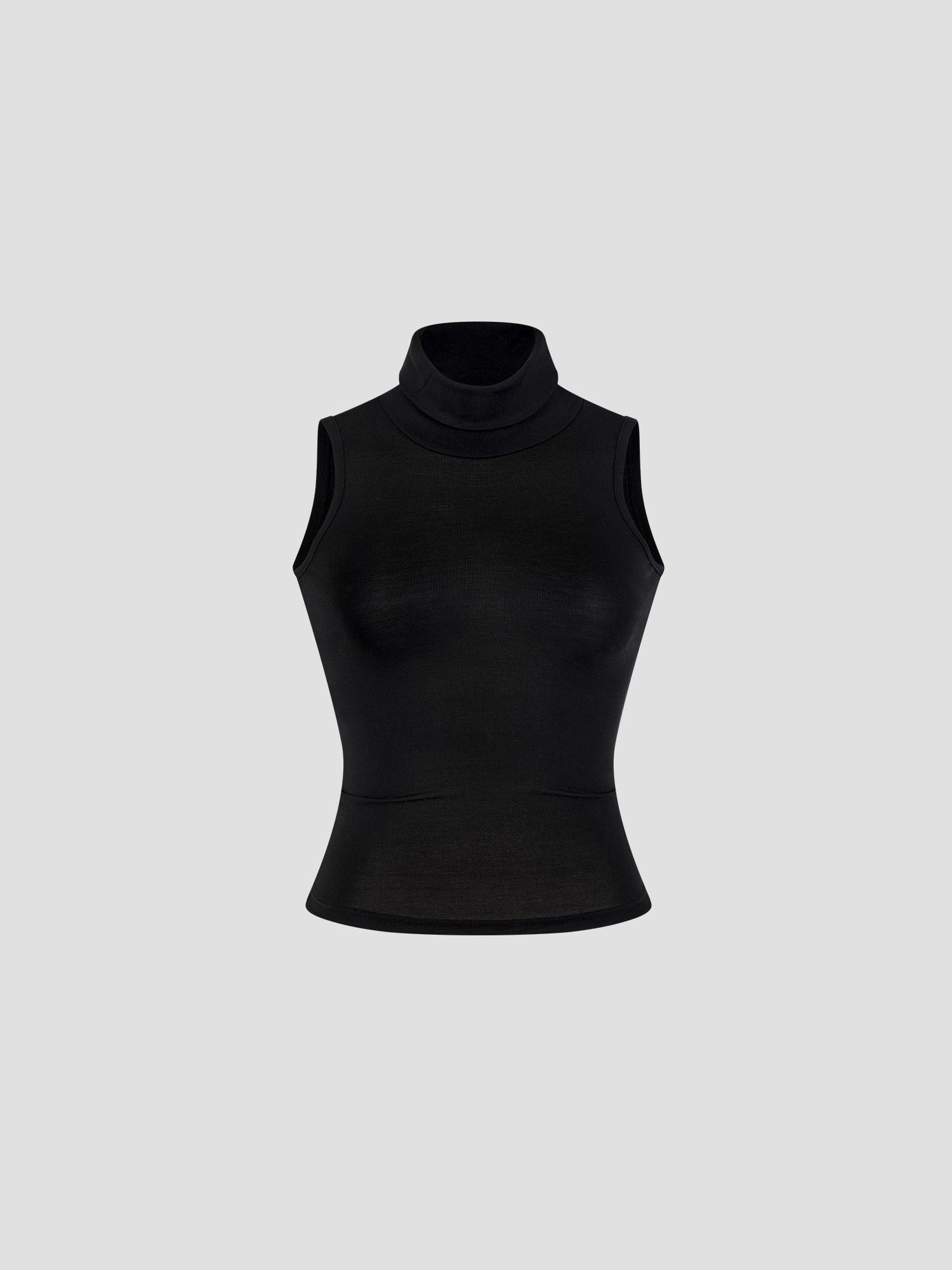 【秋冬高領薄背心】預購_Satva Turtle-Neck Sleeveless by Conch