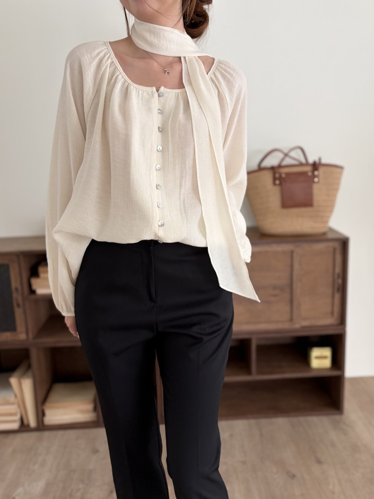 Minimal Tapered Ankle Pants (Black)