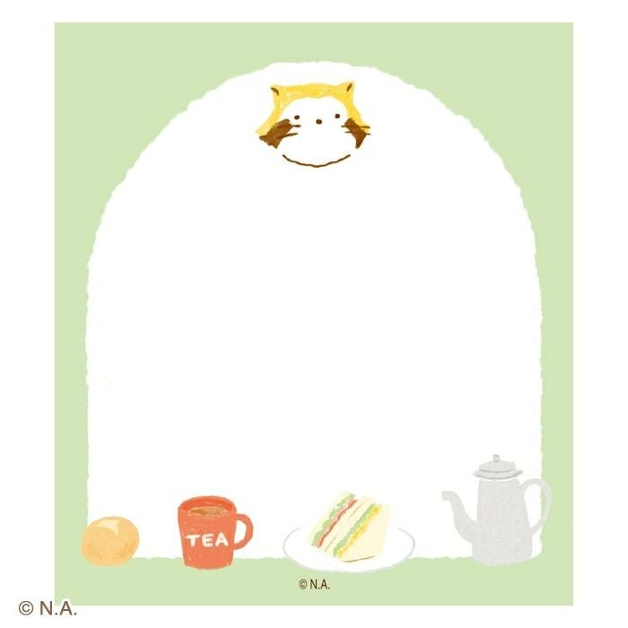 現貨｜IRODORI RASCAL 小浣熊 日本製 便條紙 Memo Notepad (野餐 LM392)