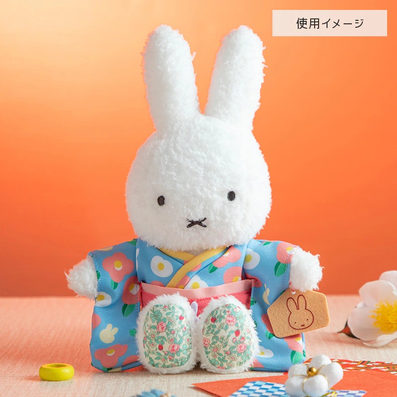 Miffy Flower限定 山茶花和服裝扮  毛絨公仔
