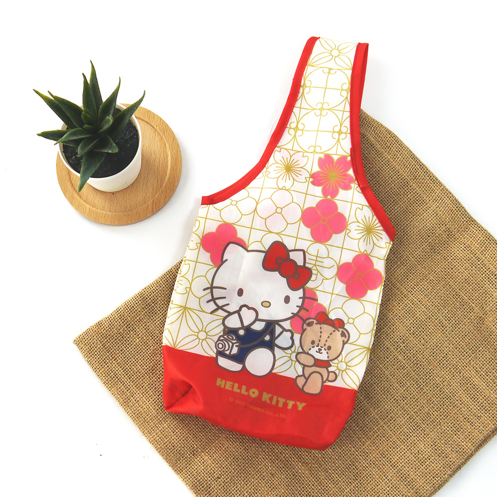 台灣直送【漫遊台灣XSanrio】Sanrio三麗鷗 飲料提袋 環保杯套 胖胖杯可 HELLO KITTY/布丁狗/XO  4款任選