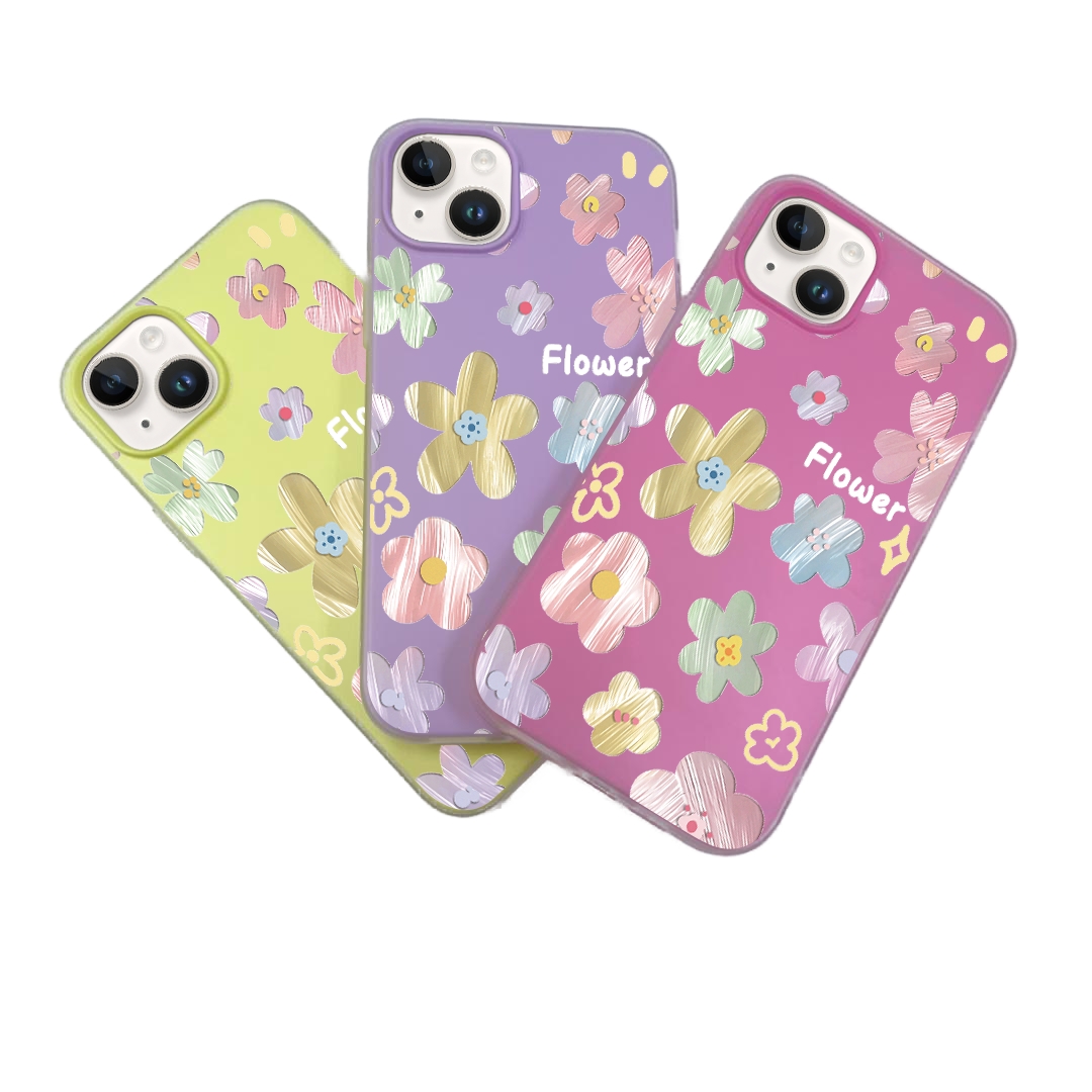 JELLY CASE PHONE FOR IPHONE - DESIGN FLOWER T