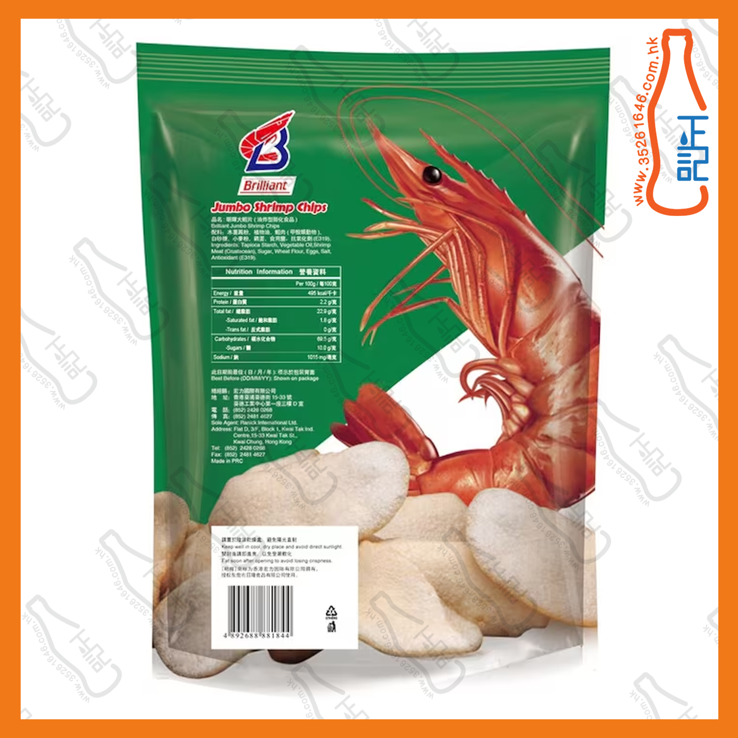 ==明輝印尼大蝦片 80g /包