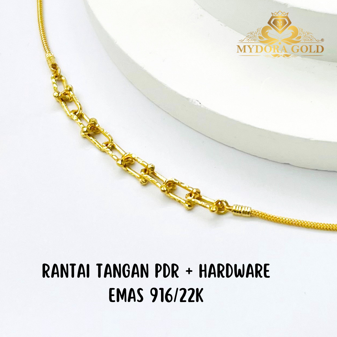 MYDORA Rantai Tangan PDR + Hardware l EMAS 916/22K