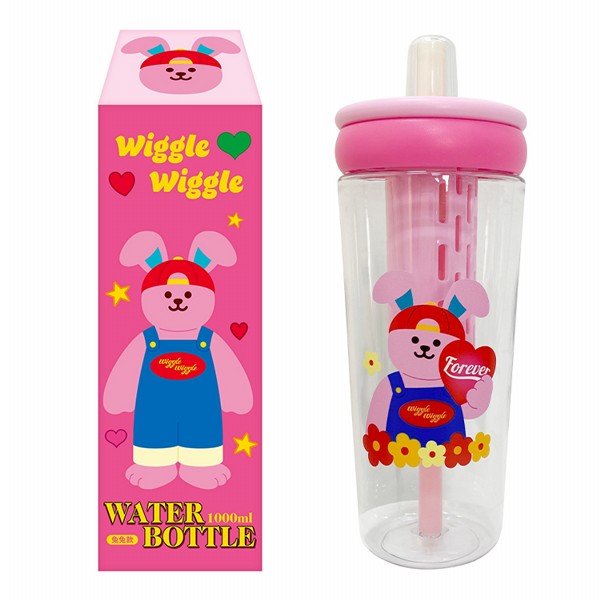 【台灣】 Wiggle Wiggle 透明水壺 (1000ml)