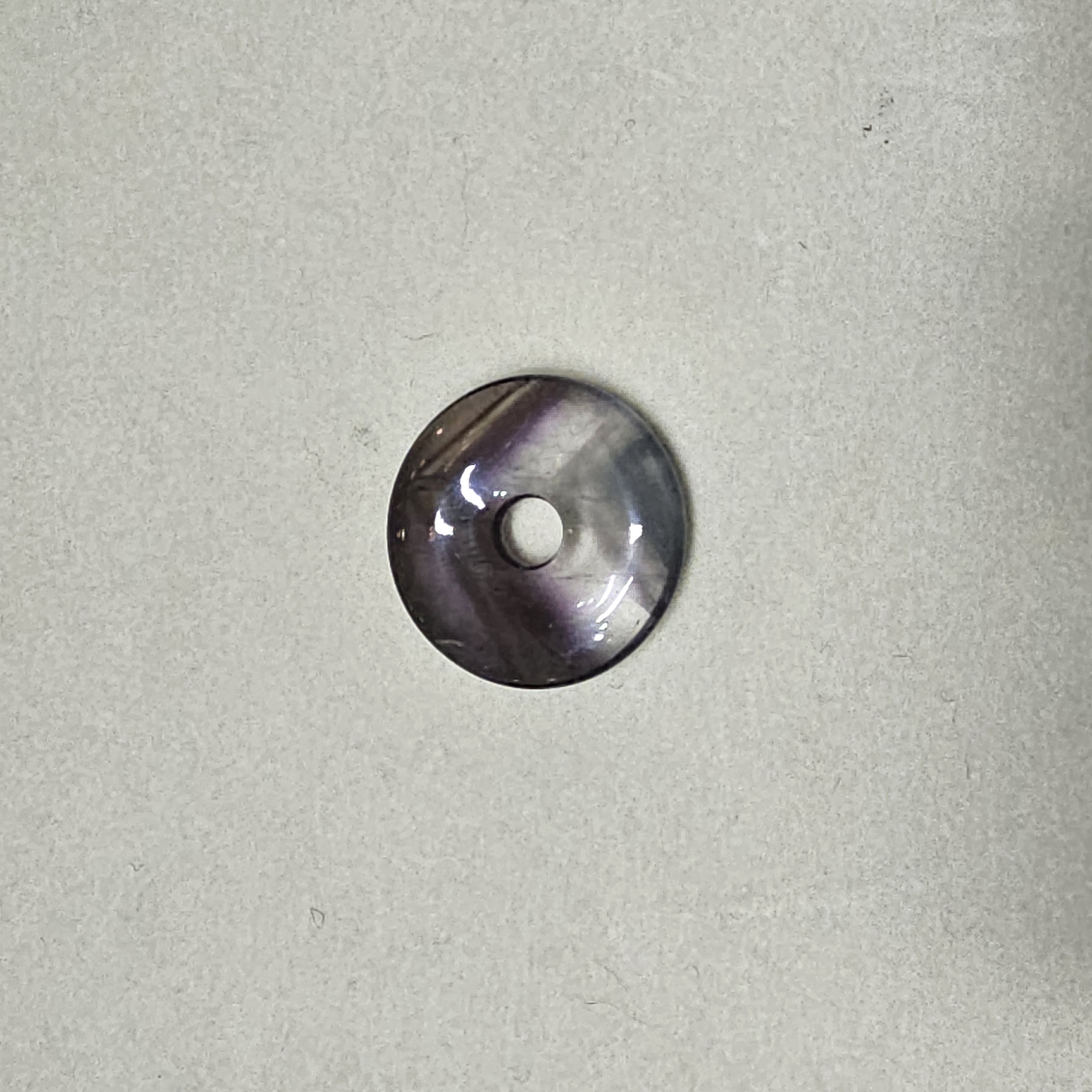 紫水晶平安扣吊咀