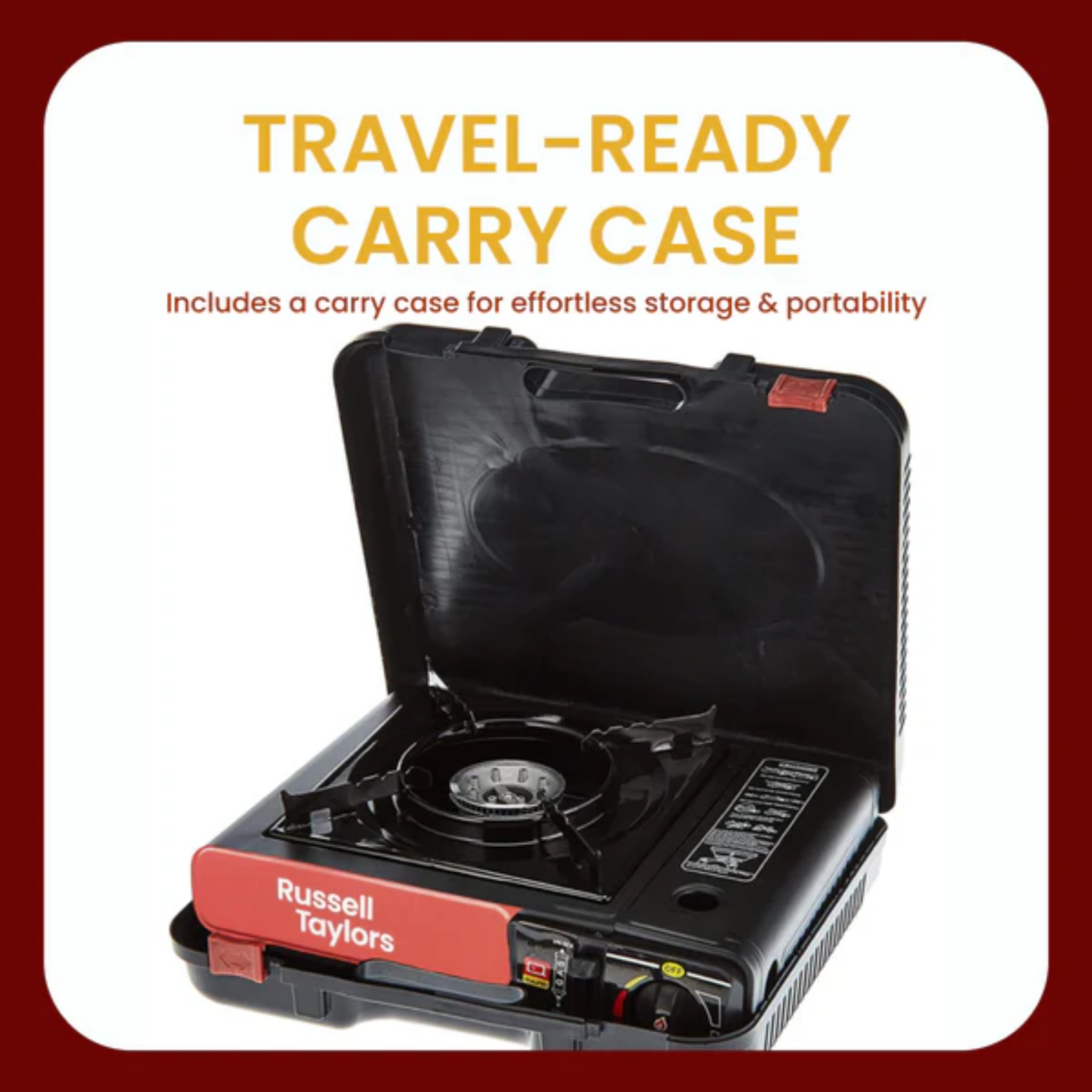 Russell Taylors 2.5kW Portable Gas Stove (GS1)