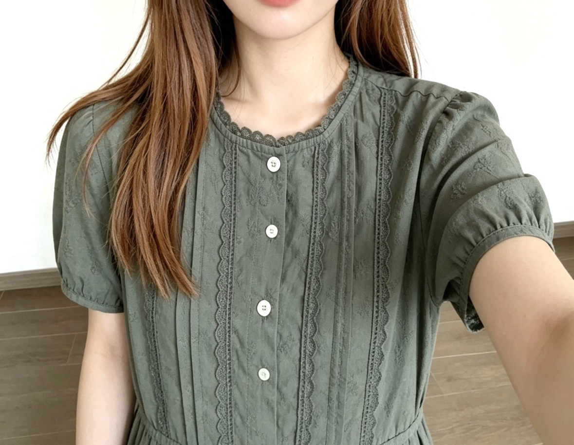 ☀️夏日優惠☀️ 日系刺繡花邊束繩Ops
