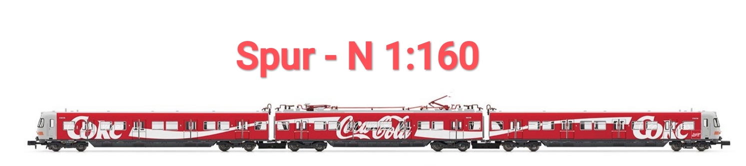 ARNOLD 歐洲城際輕軌 3-tlg. E-Triebzug BR 420 - Coca Cola - DB | analog | Spur N