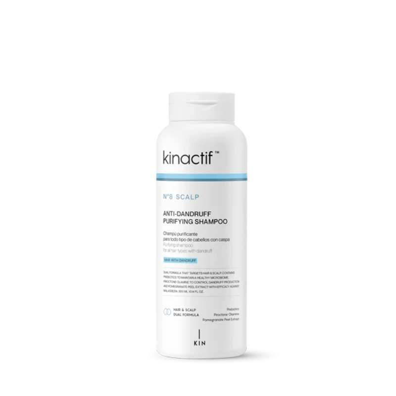 KINACTIF - N°8 SCALP ANTI-DANDRUFF FOR HAIR WITH ALL TYPES OF DANDRUFF 頭皮抗屑洗髮露（適用於各類頭皮屑）300ml