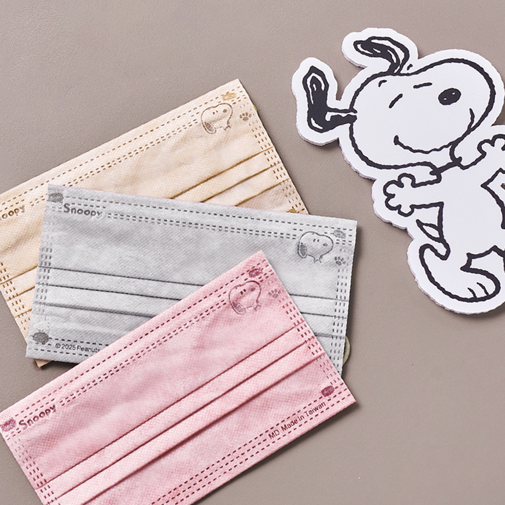 【台灣】SNOOPY 史努比 成人平面口罩（ 30入/盒）