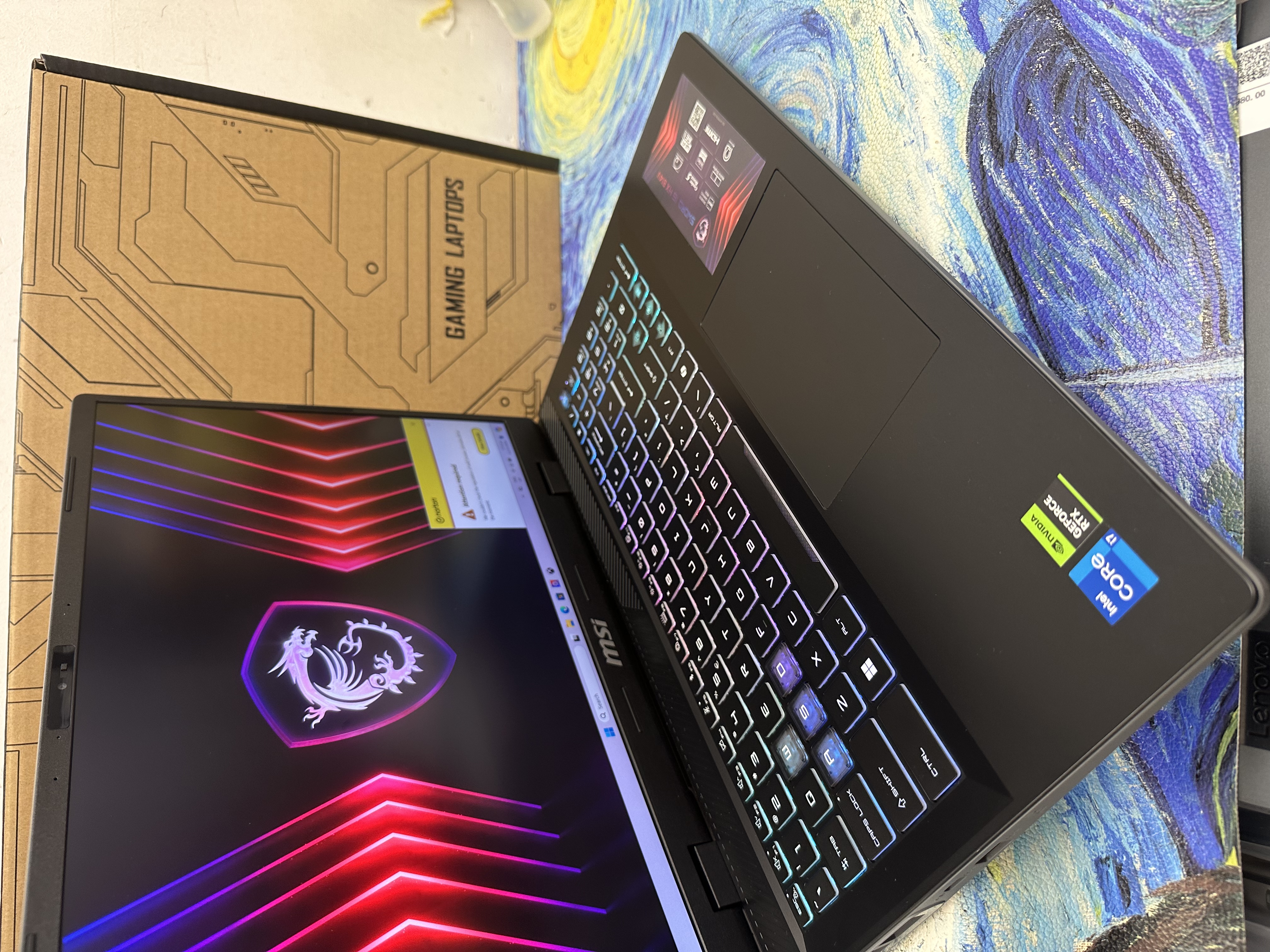 #6250全新質素 MSI Sword 16 HX B14V   i7-14650HX /16GB Ram/1TB SSD/16寸2.5K Mon/RTX 4060獨立顯示卡/240Hz 高刷/RGB 彩色Keyboard/ Gaming Laptop / Notebook / Laptop / YouTube / Win11 / Netflix / Music 