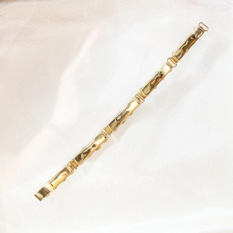 Vintage New Old Stock Mosaic Link Bracelet - Flower Blossom(FA204~FA209)
