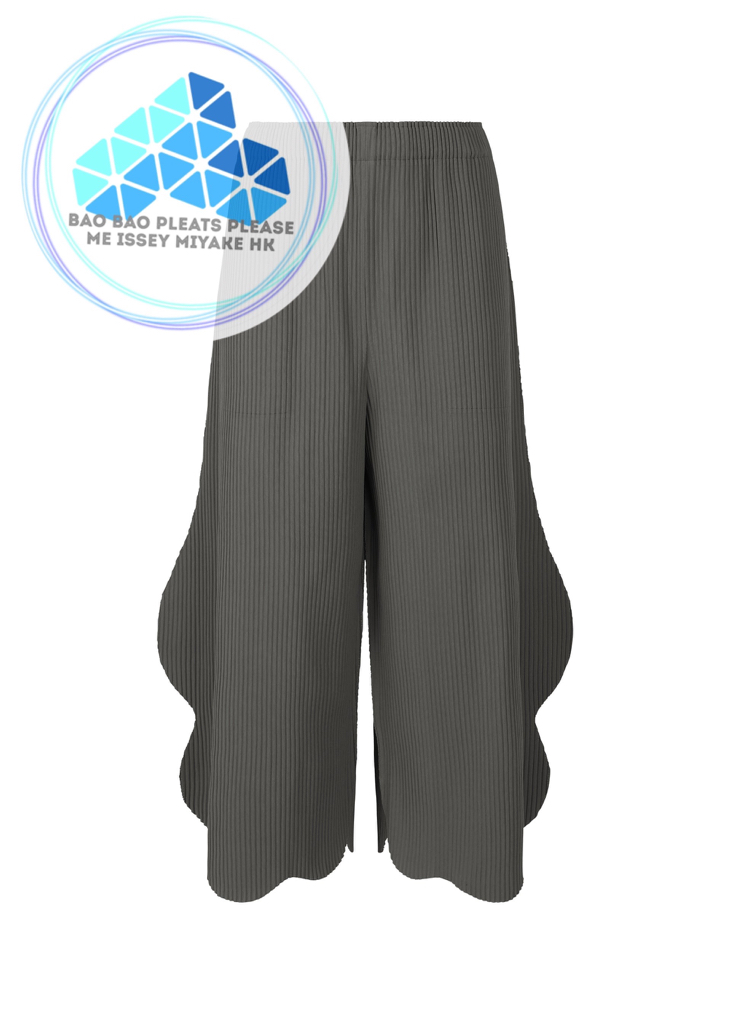 me Issey Miyake wave knit pants 立體剪裁闊腳8分褲