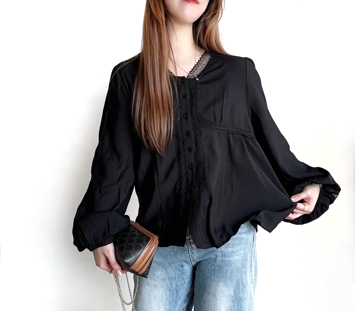 ✅限時預訂✅ 法式浪漫Lace ruffle Top 