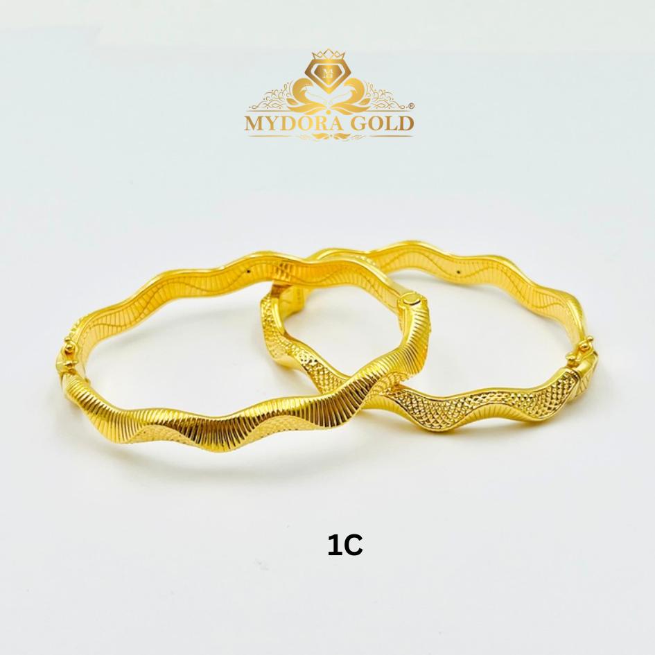MYDORA Gelang Wave Curve Exclusive l EMAS 916/22K