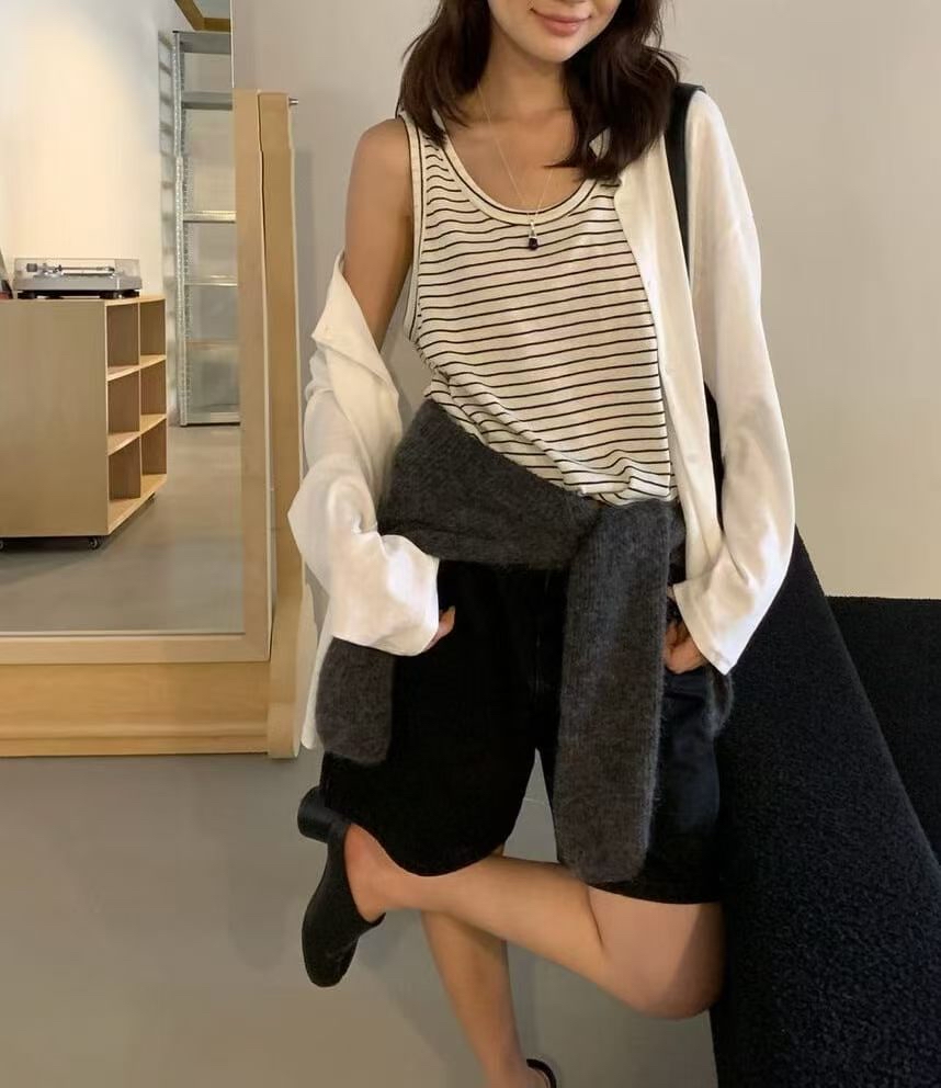 背心+ 外套 set  