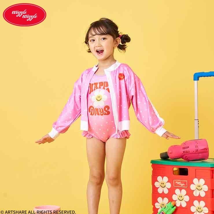 🇯🇵限時預訂 日本直送🇯🇵Wiggle Wiggle花花心心防曬衣