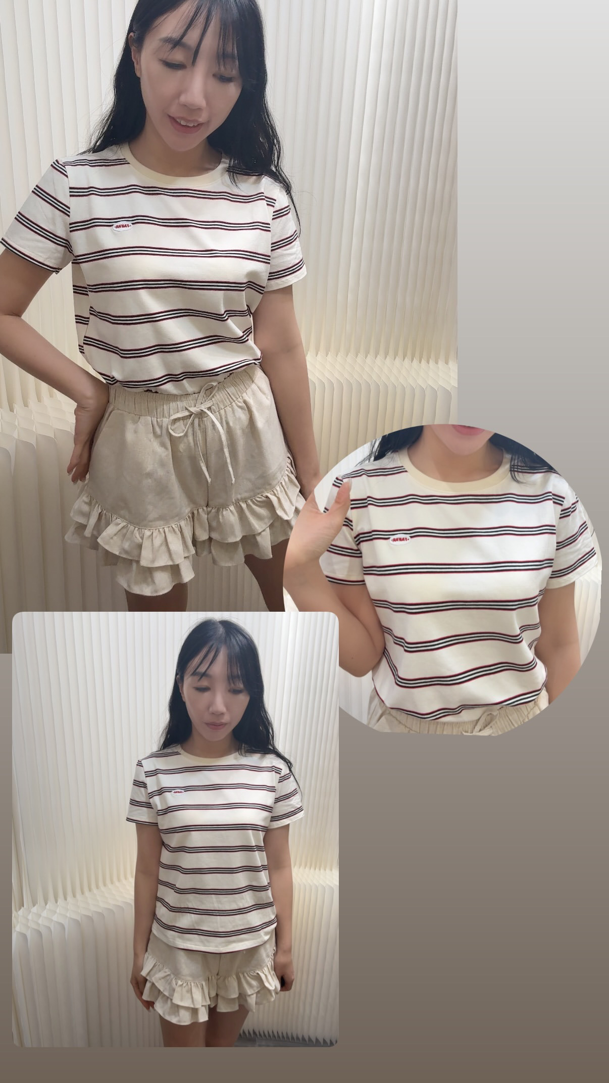 Cotton橫間Tee