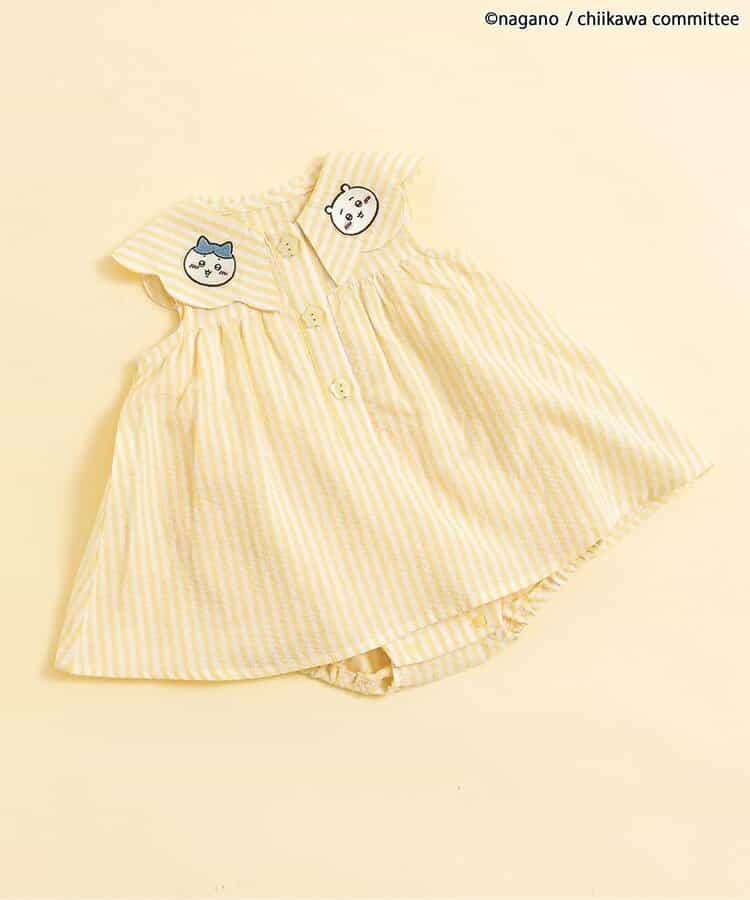 🇯🇵預訂 日本直送🇯🇵Apres les cours x Chiikawa系列人物刺繡貼花條紋翻領包屁裙