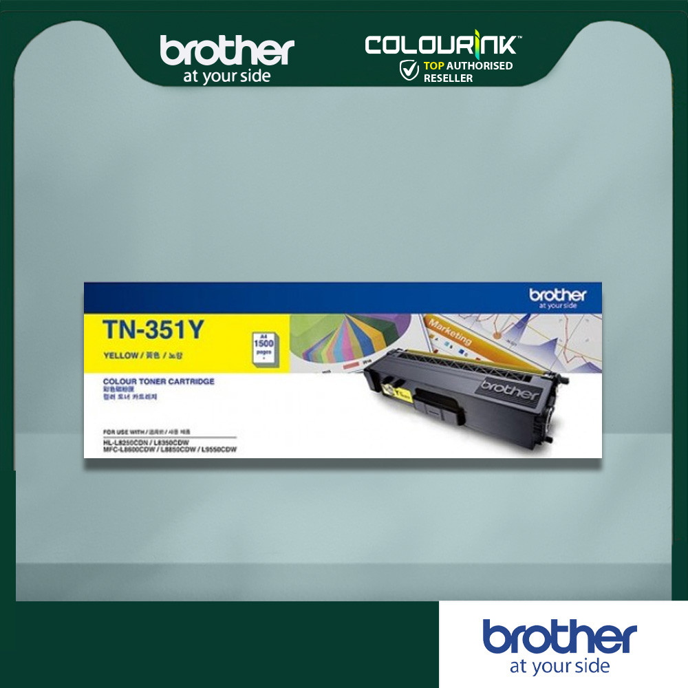 Brother Original TN-351 Combo Toner BKCMY HL-L8350CDW/ L8250CDN/ MFC-L9550CDW/ L8850CDW TN359 TN351