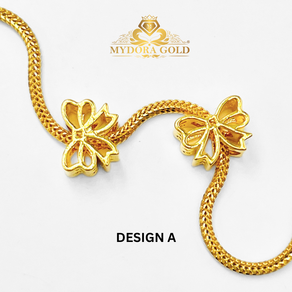 MYDORA Bead Kerawang Full Gold (5G) l EMAS 916/22K
