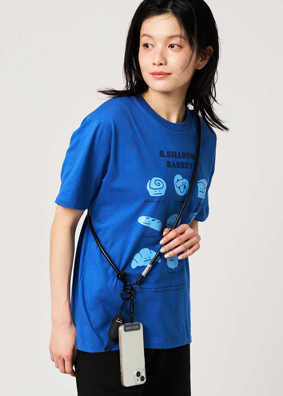 日本預訂📍日本黑豆人立體吊飾電話手帶/斜咩帶