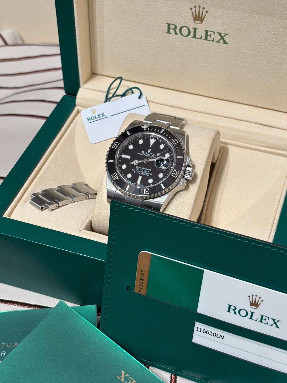 Rolex submariner date 116610 100%Authentic,95%new ✅certificate cate ✅ tap  ✅box