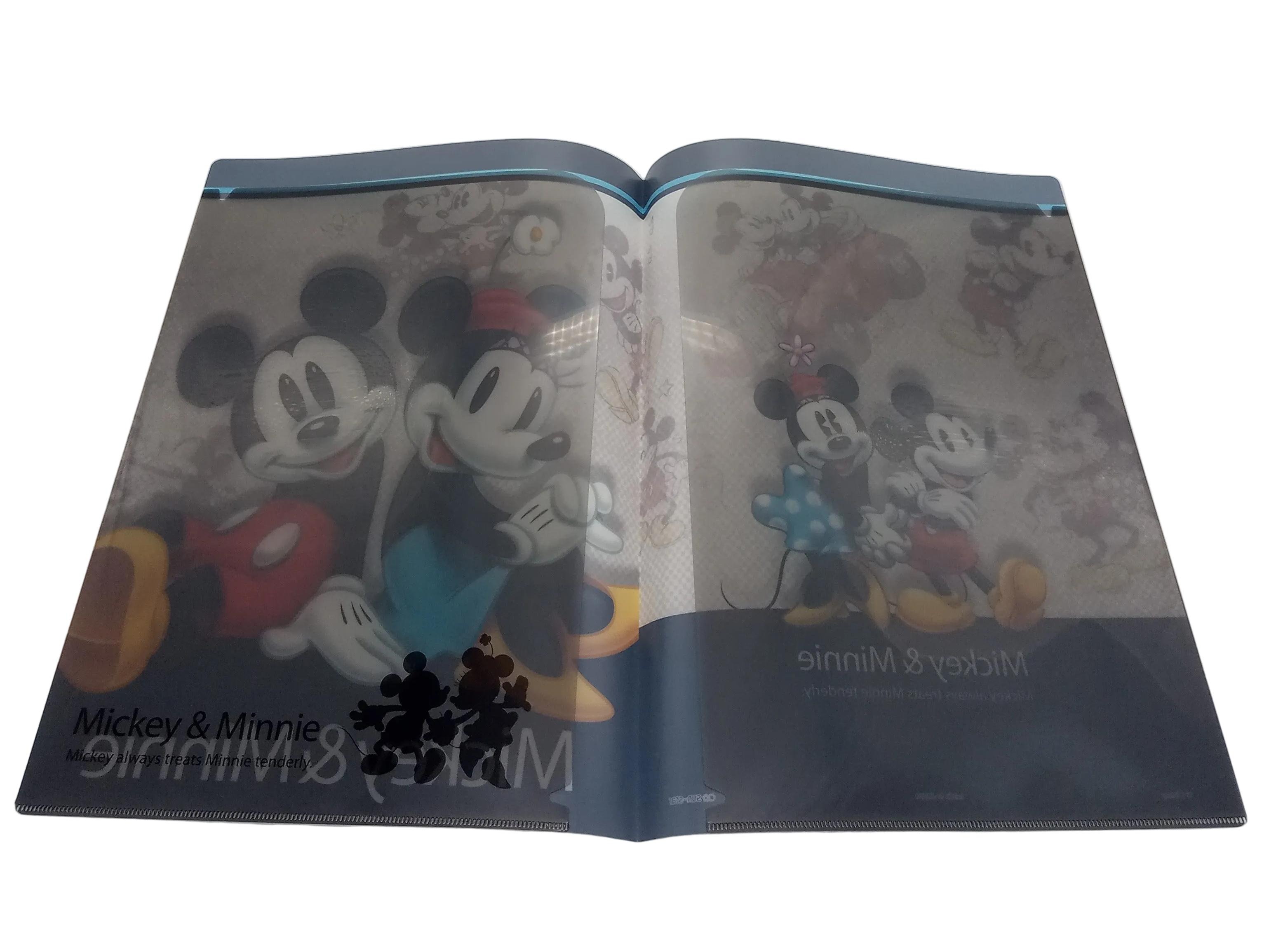 Mickey & Minnie A4 雙開文件夾   (2129-736)